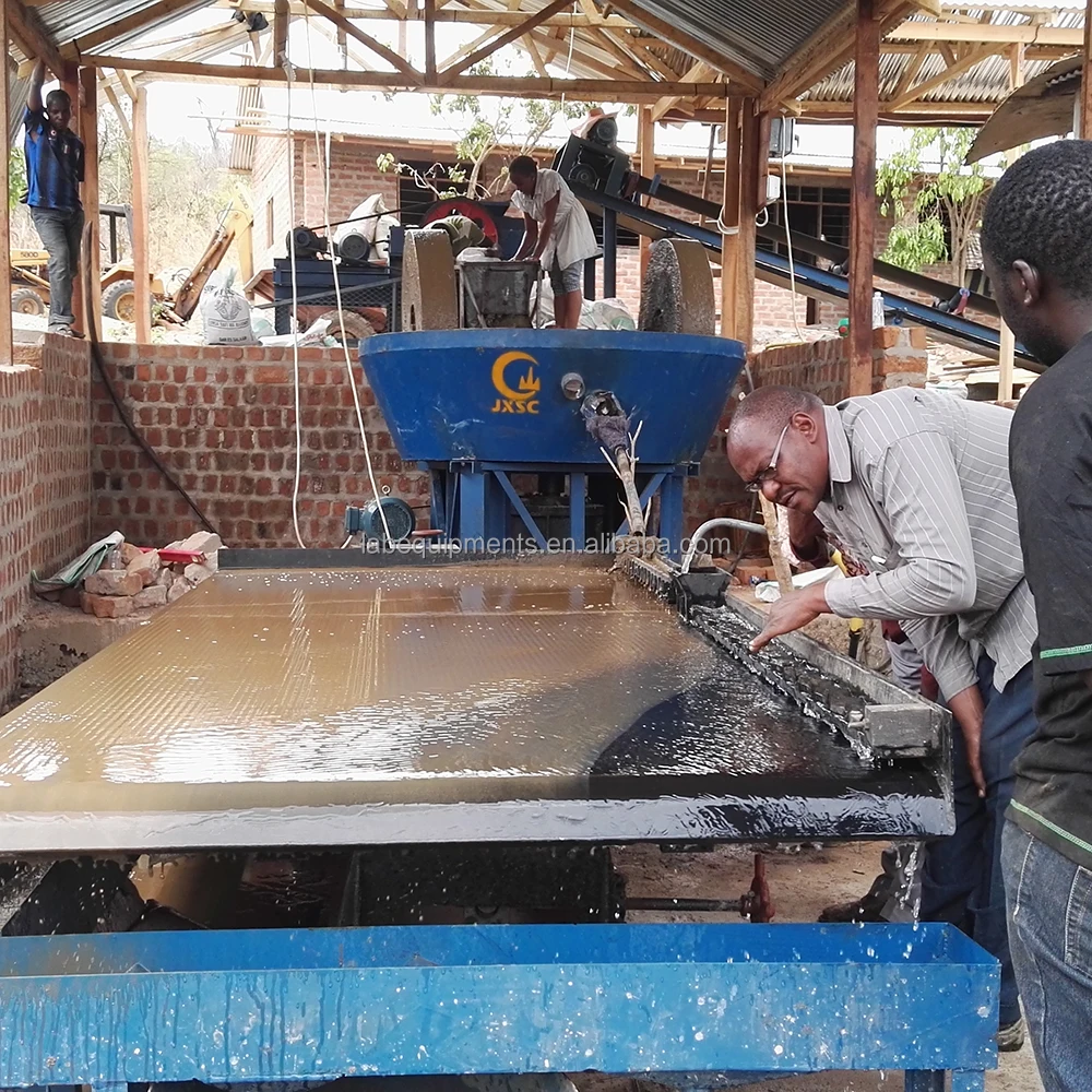 Full Set Stone Crusher Grinding Mill Centrifugal Concentrator Shaking Table Hard Rock Gold Mining Machinery for Sale