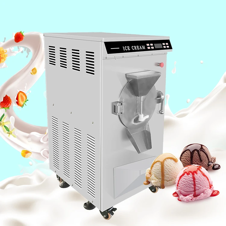 Italian Gelato Hard Ice Cream Maker Machine With 32L/H