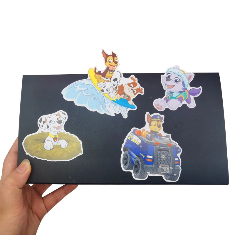 Оптовая продажа, экологически чистые наклейки a4 a5, Мультяшные этикетки для упаковки этикеток, индивидуальная печать, поцелуй, режущие виниловые наклейки