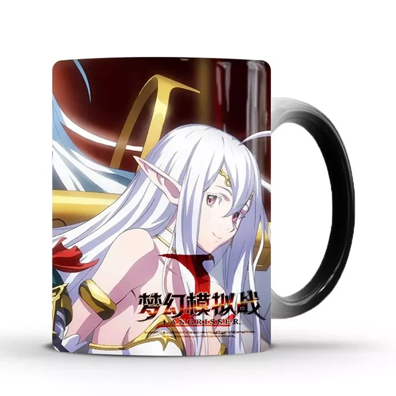 Langrisser mugs cup animation cartoon character custom logo game coffee mug stoneware magic ceramic mug Steampunk style