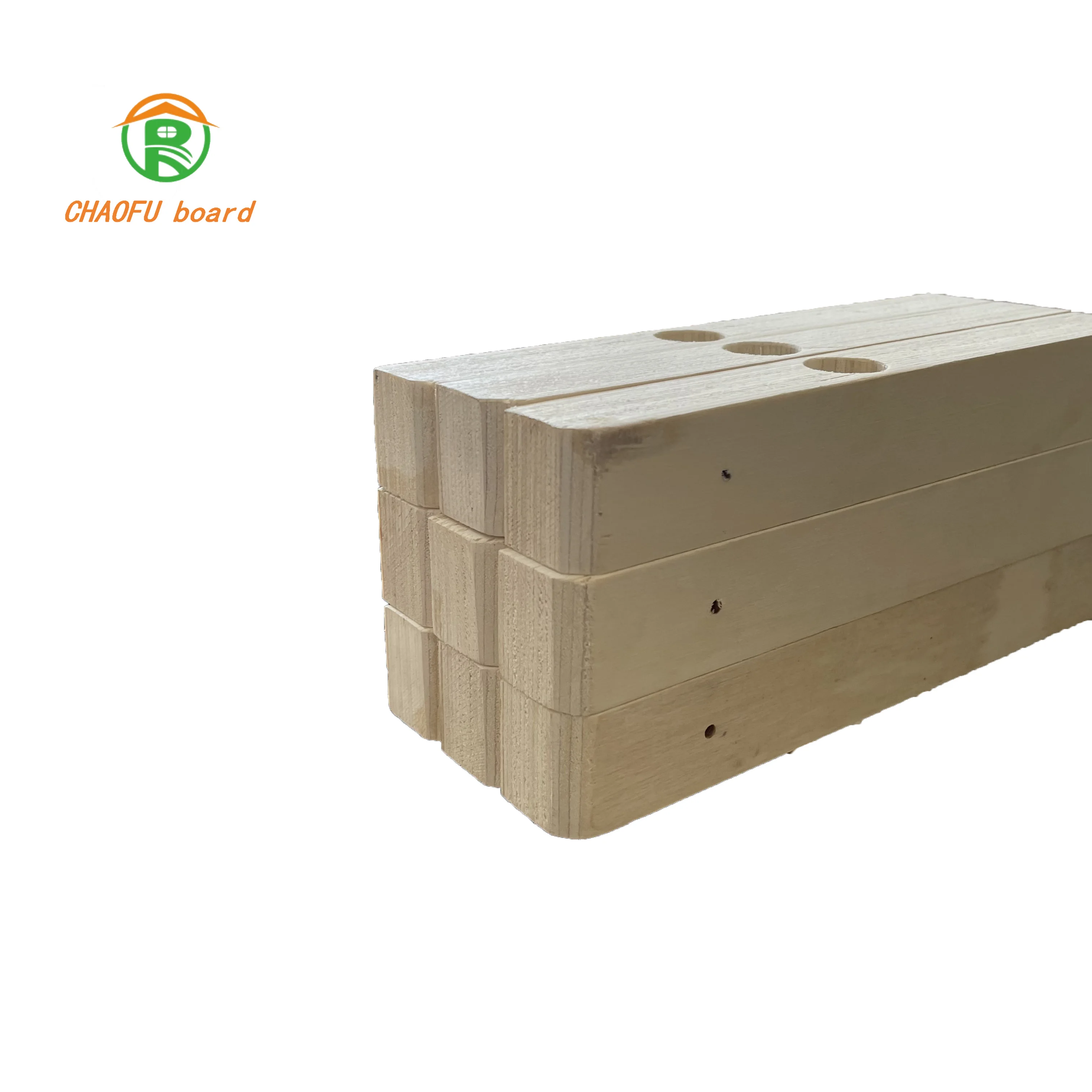 High-quality environmental protection LVL plywood bed frame E0 grade bed frame furniture accessories plate cutting corners