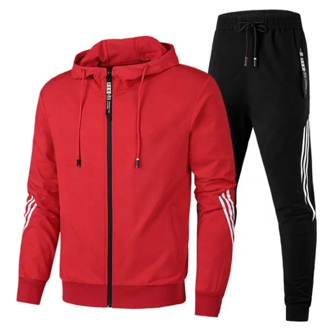 Top Fashion Trendy Tracksuits Custom Velour Tracksuit For Men French Terry Sweatsuit