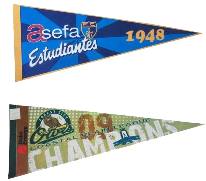 Custom image pennant banner felt pennants wholesale mini pennant Felt flag for promotion