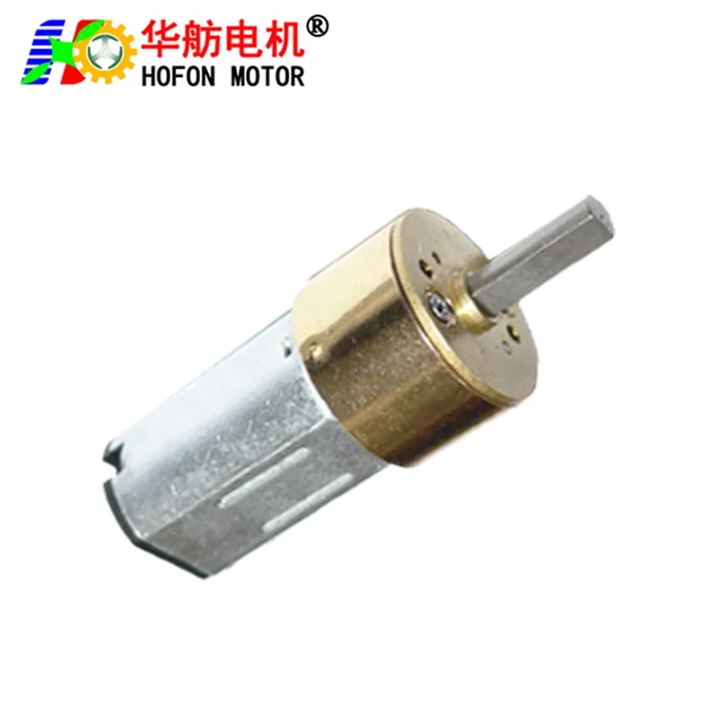 Hofon 14mm GM14-N30 1.5v 3v 3.7v 4.5v 5v 6v 7.4v 9v 12v electric mini small brush high torque permanent magnet reducer motor