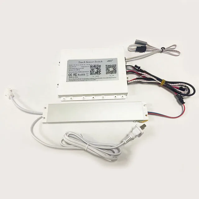 Global Weather Forecast Bluetooth Connected Music Play Dimmer LED Mirror Touch Switch