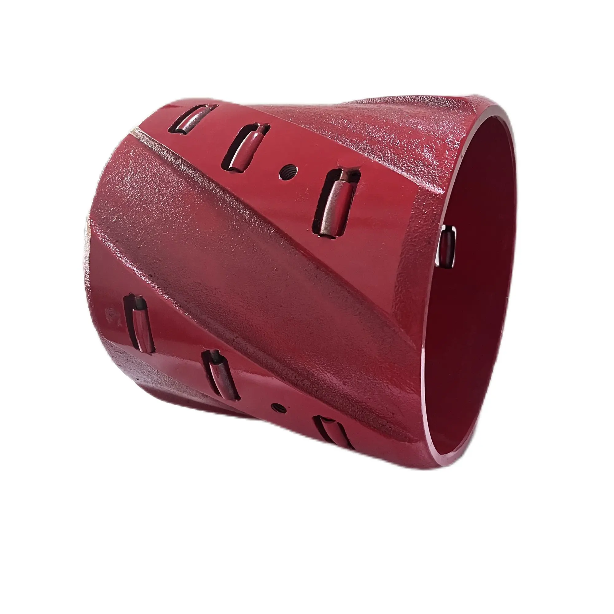 China Oilfield Drilling Spiral Vane Steel Solid Rigid Roller Centralizer