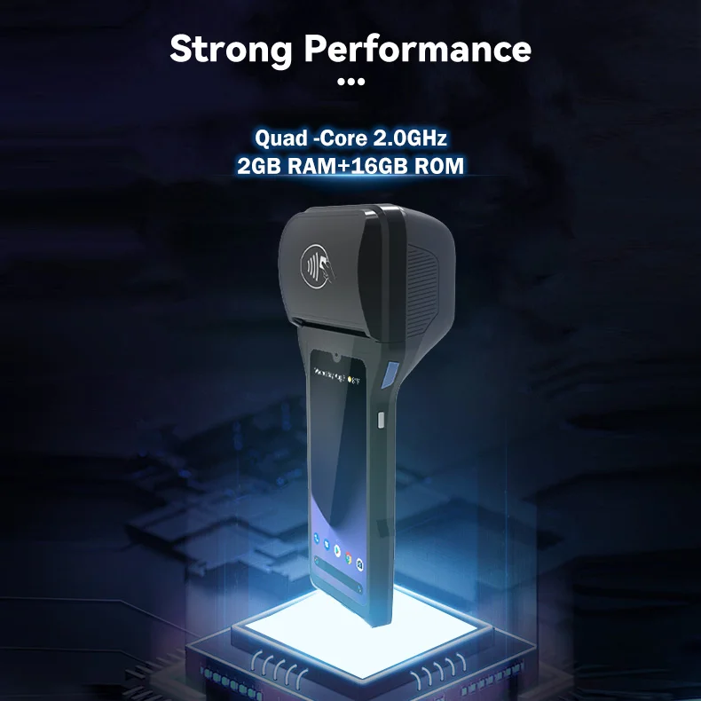 Restaurant Mini Smart Android POS Terminal Mobile Payment Printer 6.26inch Machine Retail Handheld Mobile POS Terminal