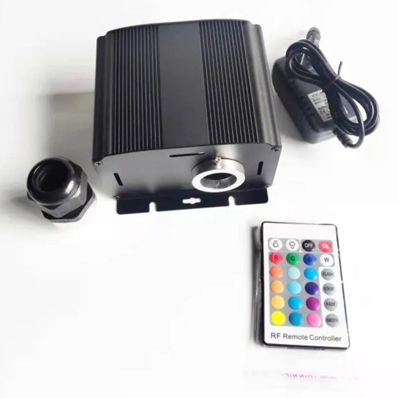 LED BLE App New twinkle high speed & silence car led fiber optic star light device with RGBW LED chip