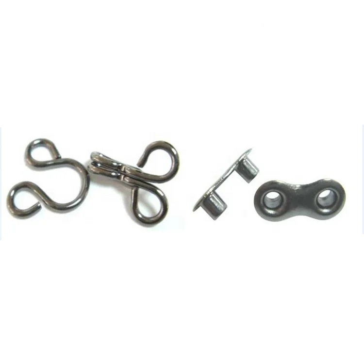 New design fancy hook eye fastener eyelet button ring double holes eye grommet  eyelet for clothing