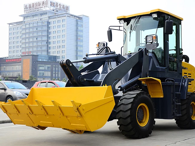 New Product Mini Articulated Wheel Loader LW160FV with Four-In-One Bucket Made in Chinese Factory