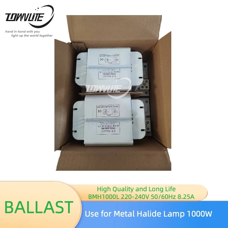 Long life high quality MH1000W metal halide lamp high pressure mercury lamp 8.25A magnetic ballast
