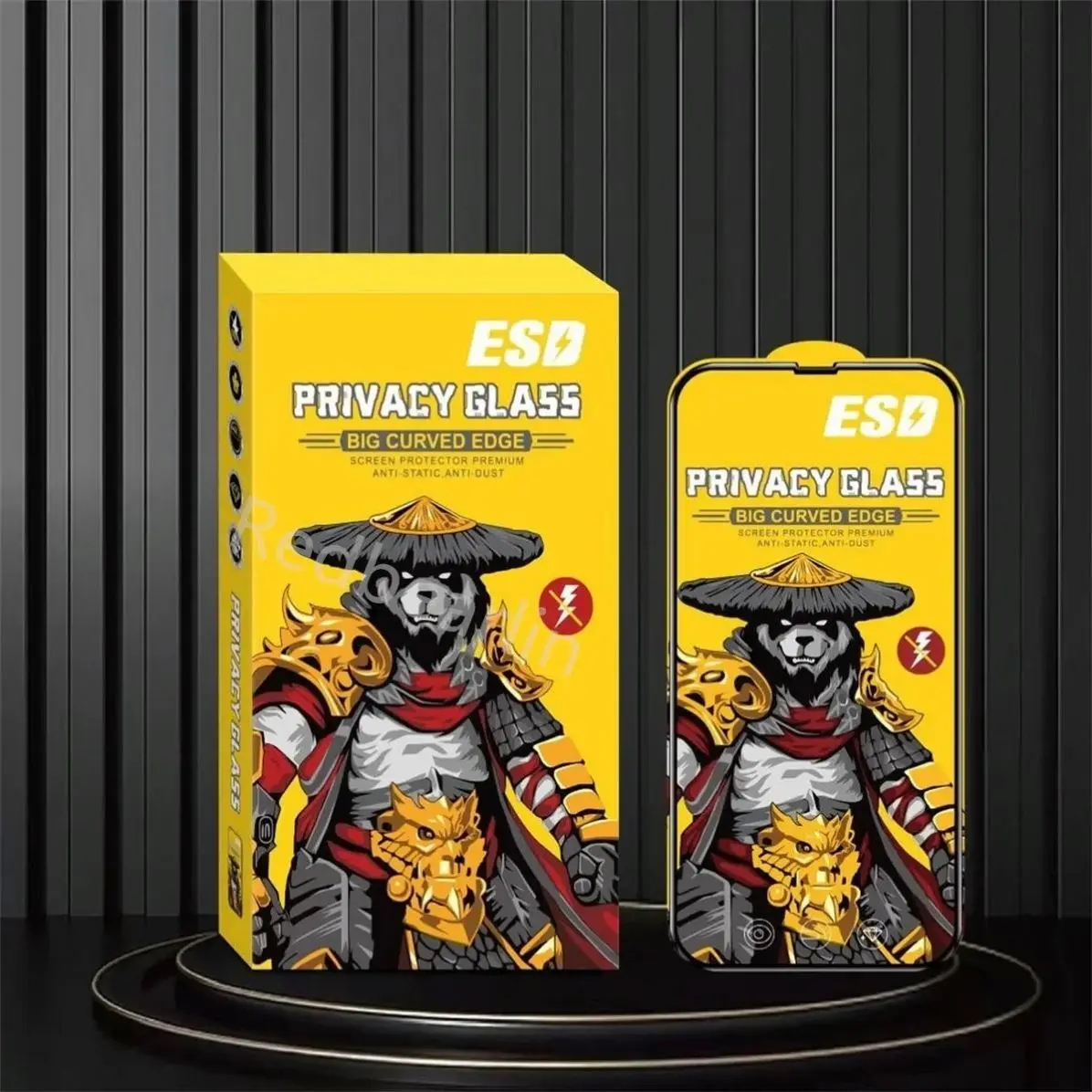 ESD Anti-Static Matte Privacy Tempered Glass Screen Protector Film Big Curved For iPhone 15 14 13 12 11 Pro Max X xr xs