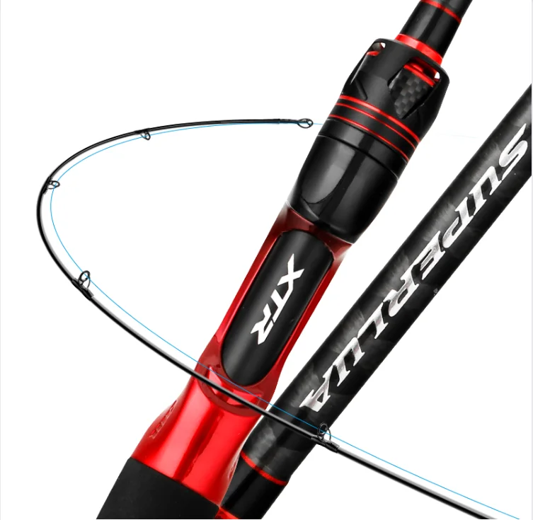 Alpha wholesale 2.1m 2.4m High Quality Carbon Fishing Rods Spinning in Stock