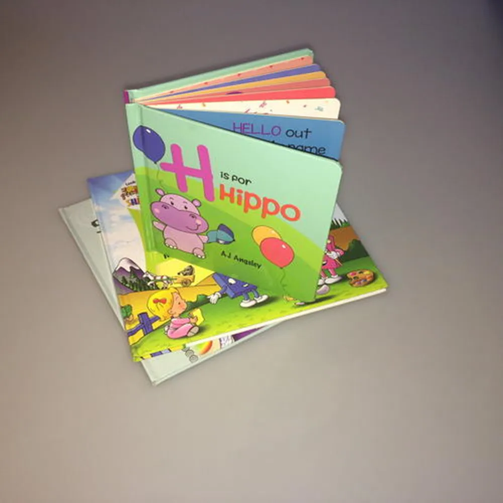customized children board book printing custom board book