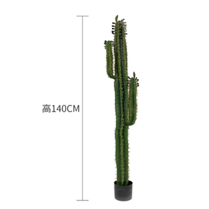 Xianzhu Potted Tropical False Green Plants Desert Scenery False Green Plants Decorative Simulation Cactus