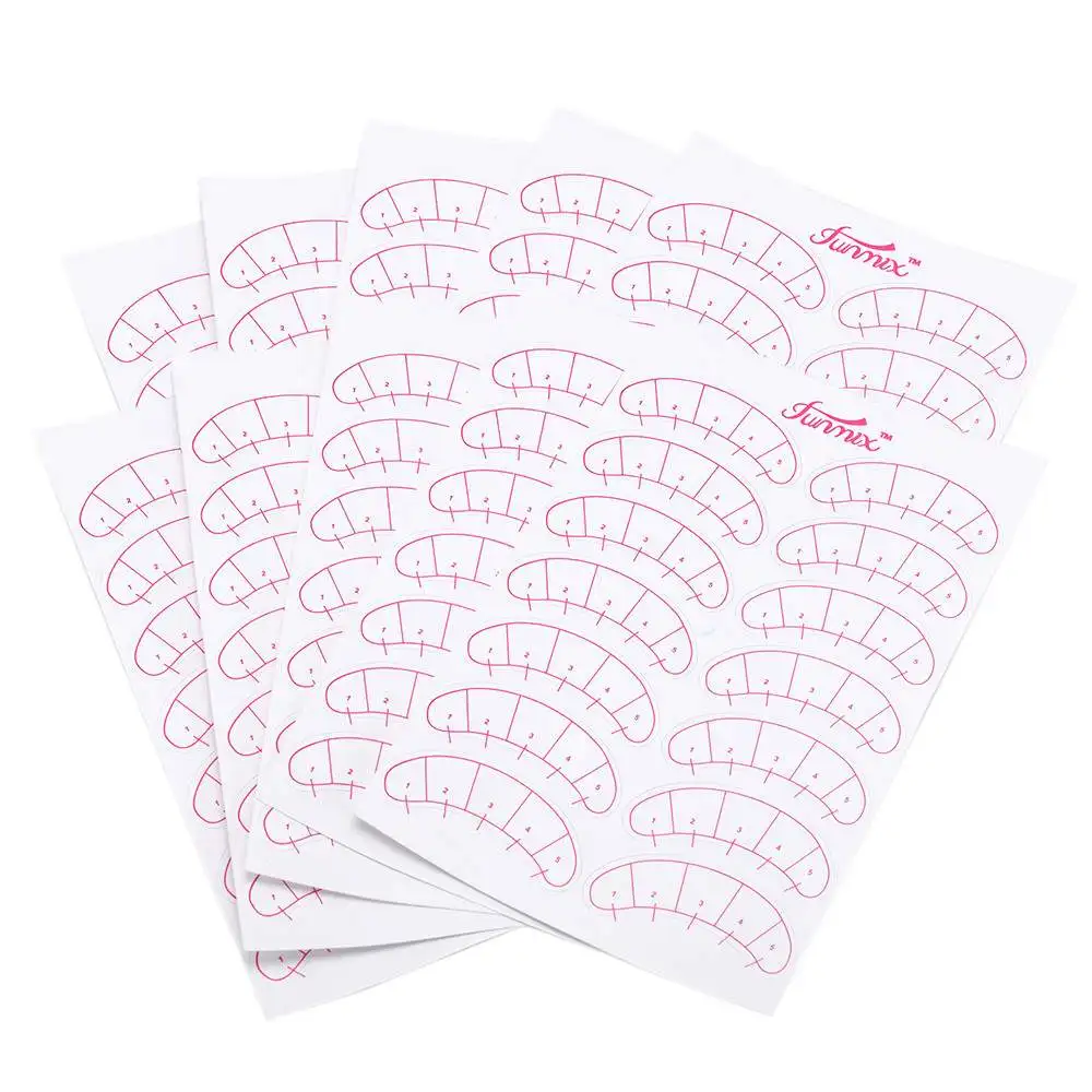 10 sheets Under Eye Stickers Eyelash Extension Practice Sticker Under Eye Pad Patch Lashes Lash Extension Supply