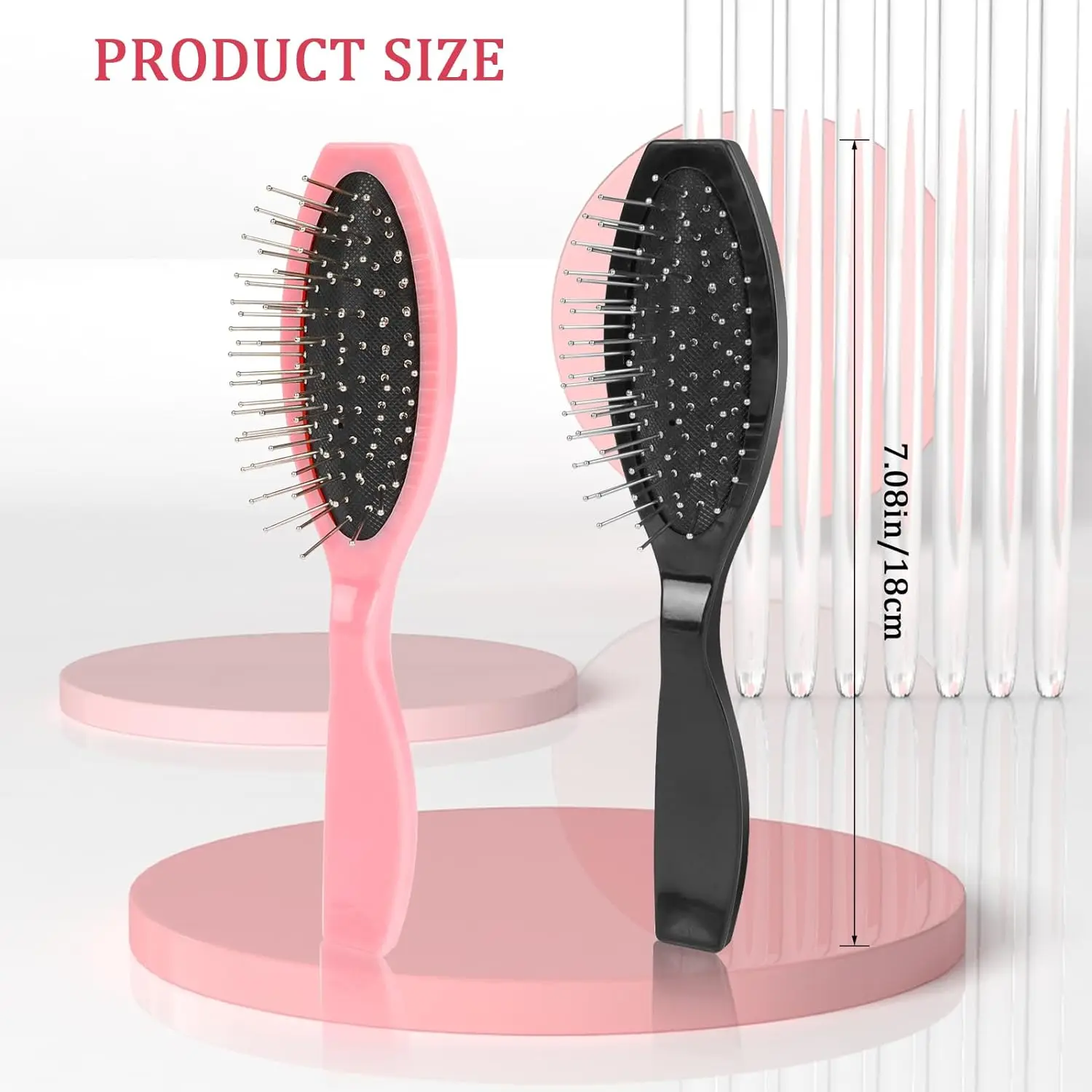 Wholesale promotion factory metal Hair Brush Extension Brushes Wigs And Human Hair Stainless Steel Pin Wire Airbag Brush