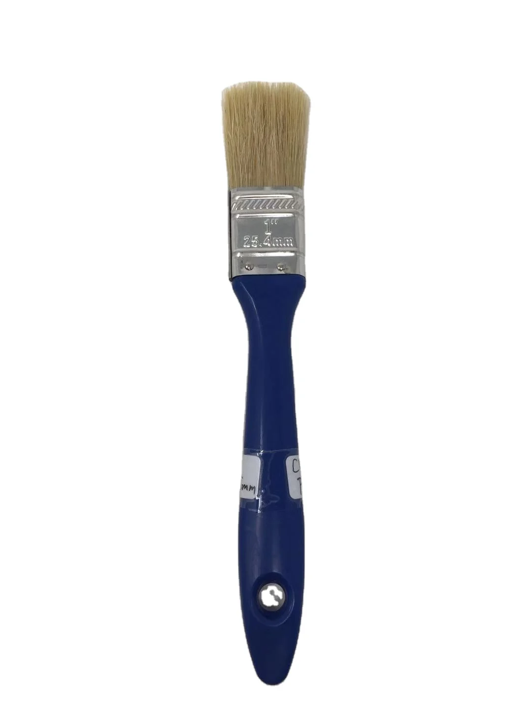 Wholesale High Quality DIY Grade White Bristle Mix Filament With Blue Plastic Handle Painting Brush