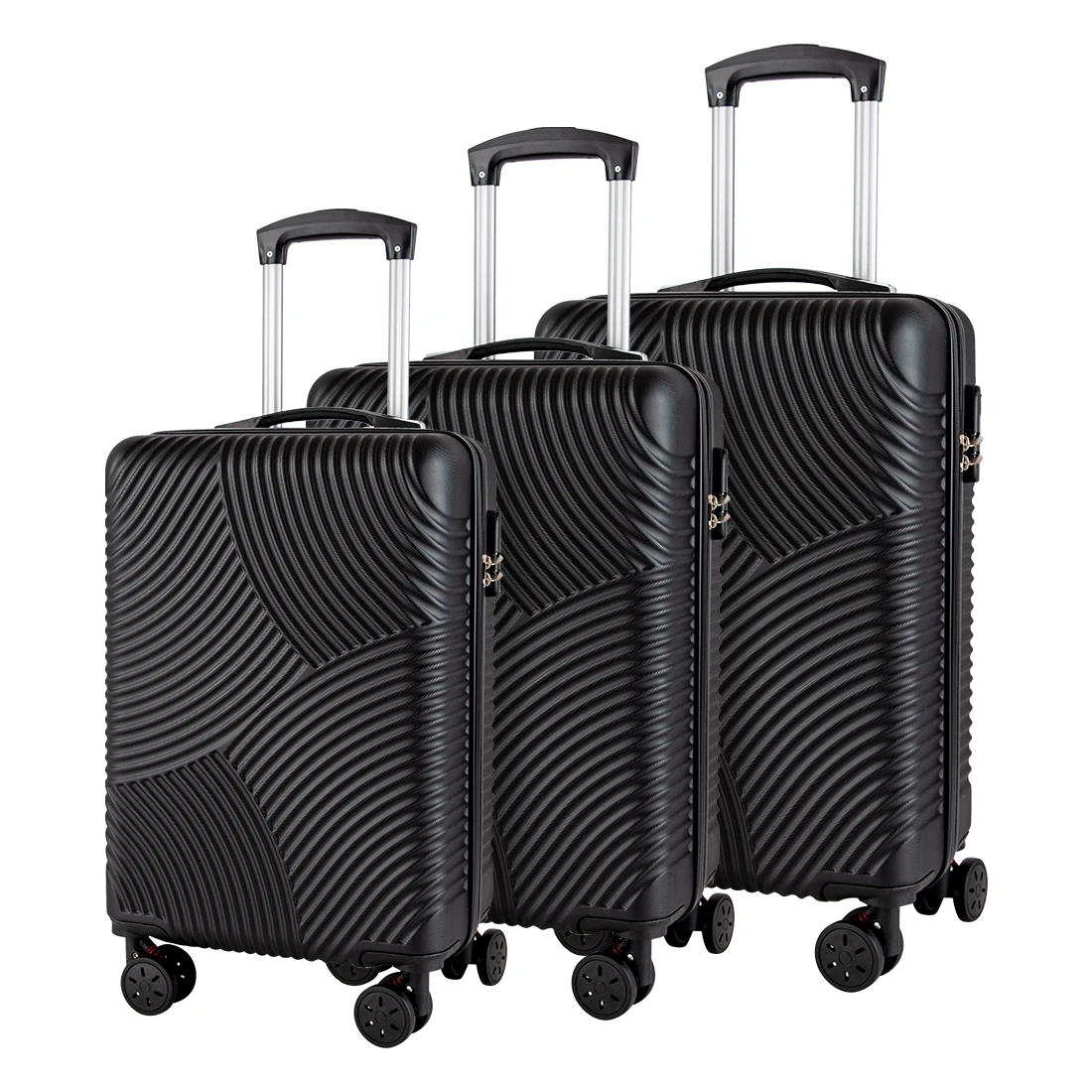 2022 New wholesale Classic style Carry on 20 24 28 inch hard case luggages ABS maletas de viaje travelling suitcase luggage set