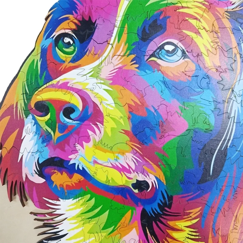 Cheap Custom Made Difficult Brain Electronic Animal Picture Wooden Mind ECO Puzzles Jigsaw 100 500 Piece Games