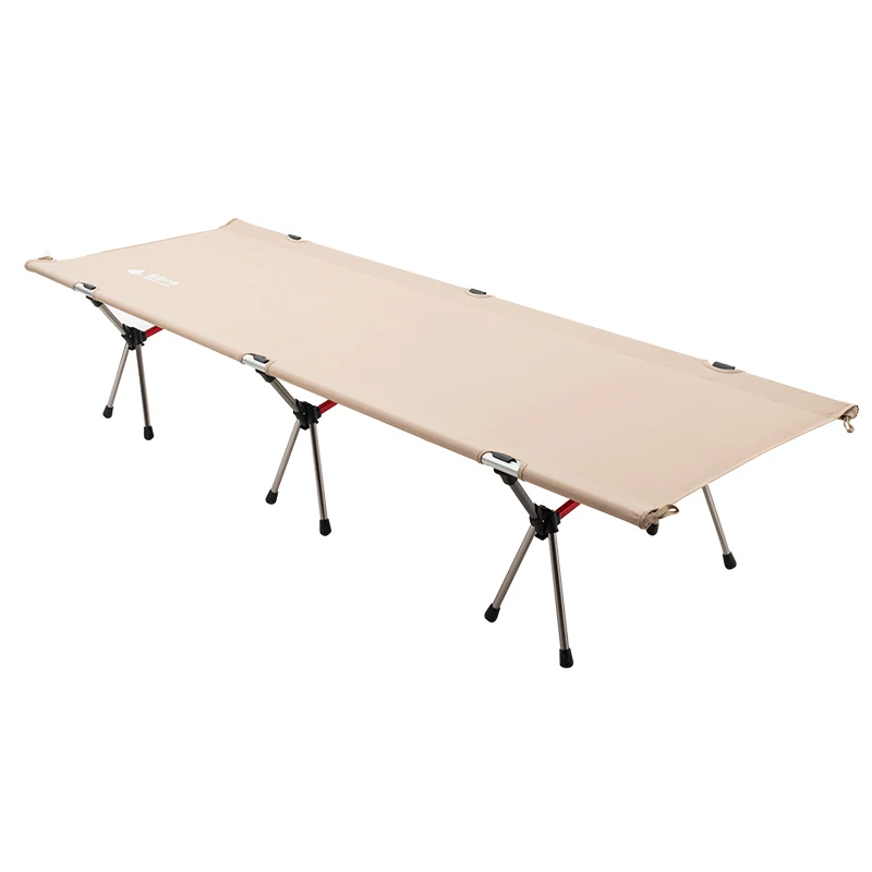 CHANGZU Ultralight Compact Travel Aluminum Camp Cot Adjustable Height Sleeping Cot Folding Camping Bed