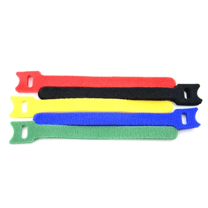 
Factory direct sale customized nylon double hook and loop cable tie 