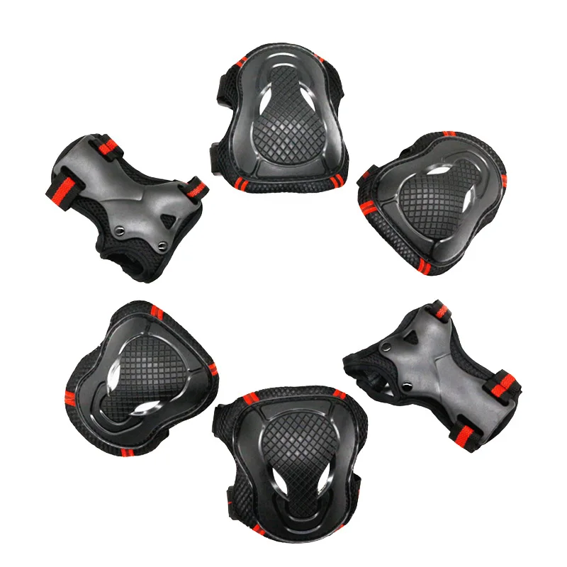 Custom Kids Youth Adults Protective Gear Set Skateboard Elbow Wrist Guards Knee Pads