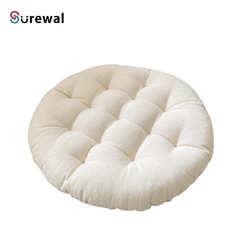 SUREWAL Round Floor Chair Seat Cushions for Medidation Sitting Pad Soft comfort Pillows for Chairs