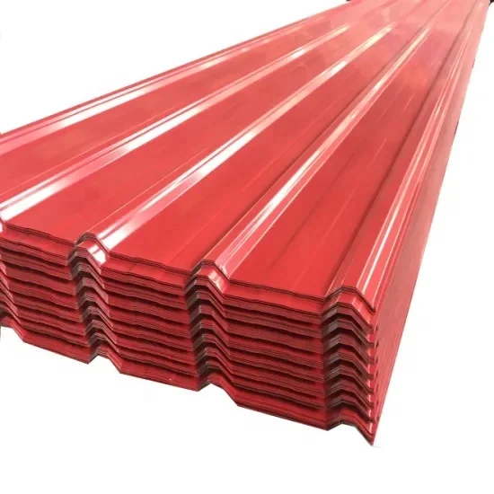 Different Types Of Aluminium Roofing Sheets In Ghana 0.7 mm Thick Zinc Coated Prepainted Galvanized Corrugated Sheets