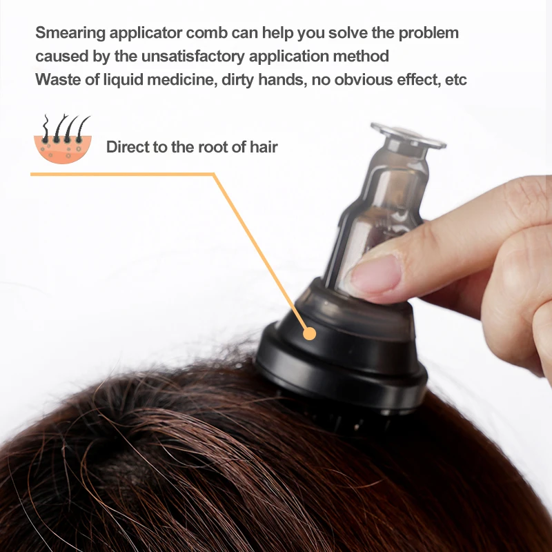 Mini travel pack Wholesale Healthy Care Products Massager Scalp Oil Applicator mini Hair Liquid Comb