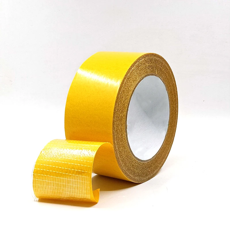 Fiberglass Fiber 160MIC Double-Sided Mesh Cross Weave double sided fiberglass cloth tape