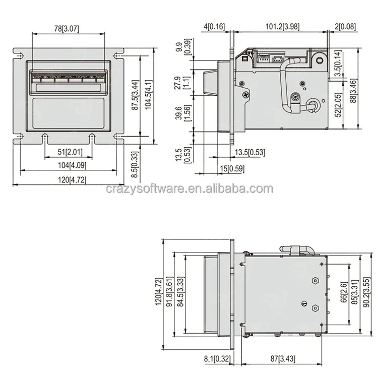 High Currency Verification and Recognition ICT NK77 Bill Acceptor For 4 Players Fish Table