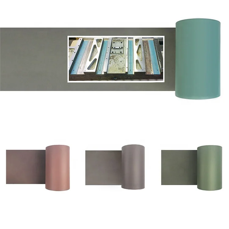 factory supply blue CNC slideway PTFE Turcite B Sheet linear bearing material turcite B with glue