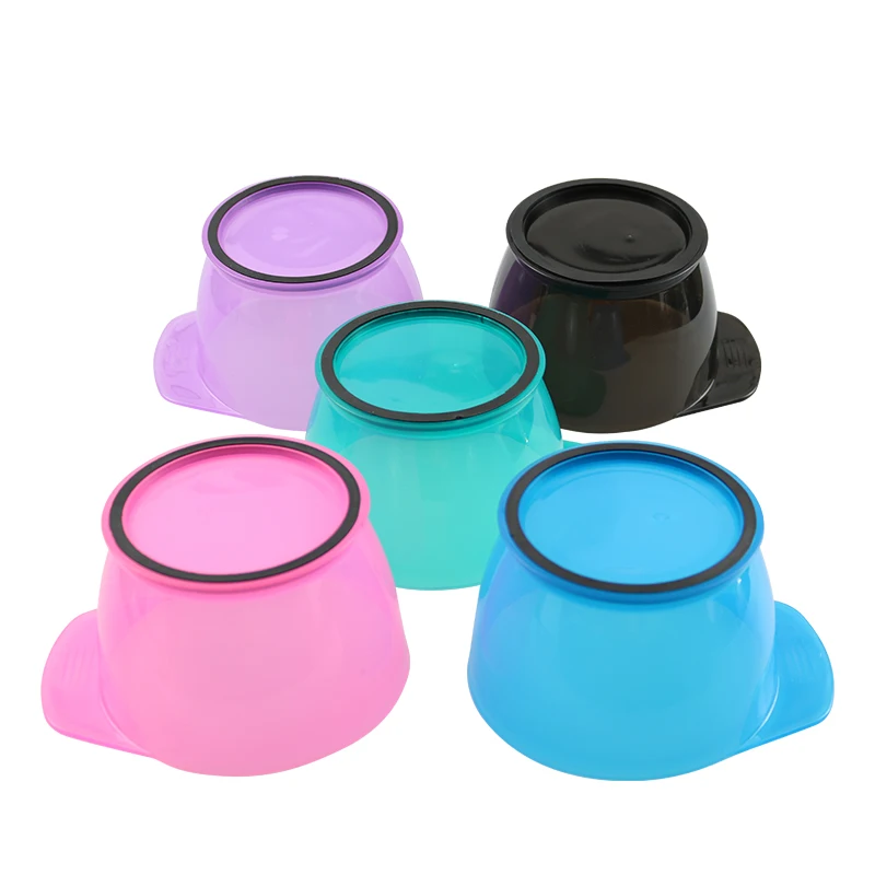 5 Colors Plastic Dye Bowl Hair Dyeing Palette Bowls Salon Dye Mixing Bowls Barber Styling Tool Hairdresser Accessories