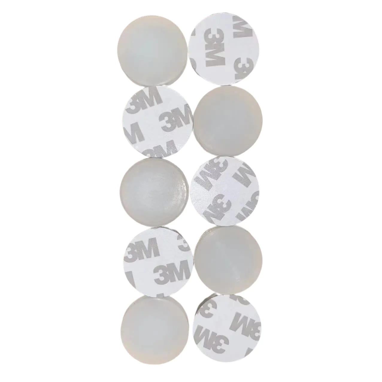 Manufacturers 3M Self-adhesive Round Silicone Table Foot Pads Cushioning Non-slip Shock-proof Anti-vibration Silicone Pads