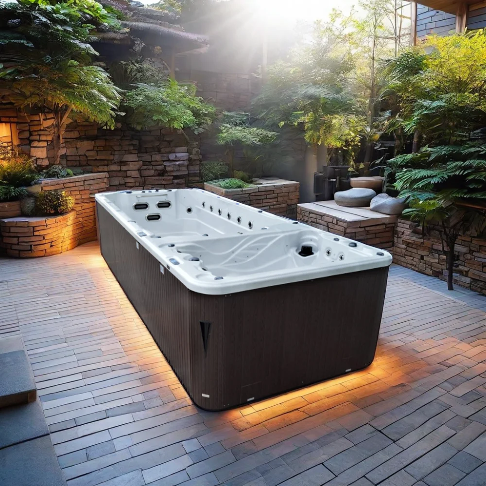 Modern Sale Outdoor Spa 6 Persons Wholesale Japanese Massage Bathtub Acrylic Swim Spa Tubs Outdoor Whirlpool Hot Tub