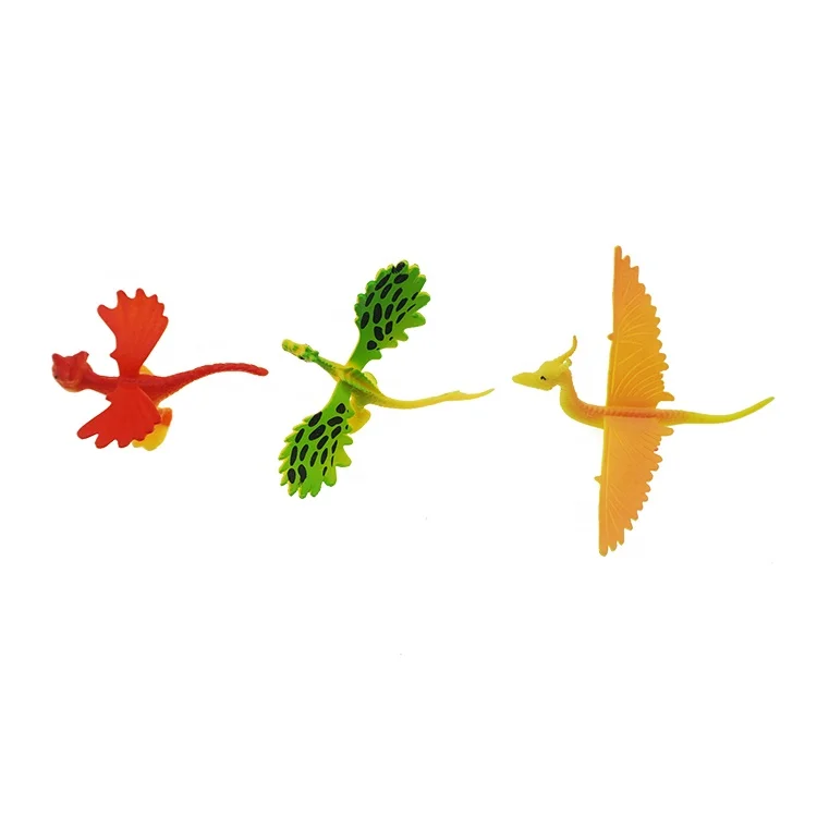 Simulation Flying Dragon 3 Styles Dinosaur Model Cheap Promotional Toys