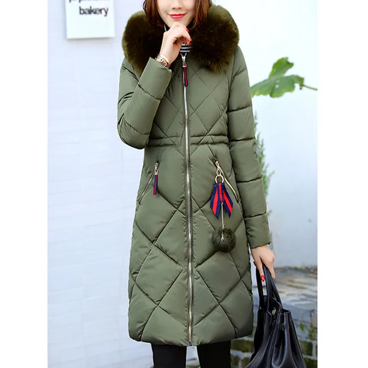 
Thickened parka women Long winter coat ladies down parka down jacket women 