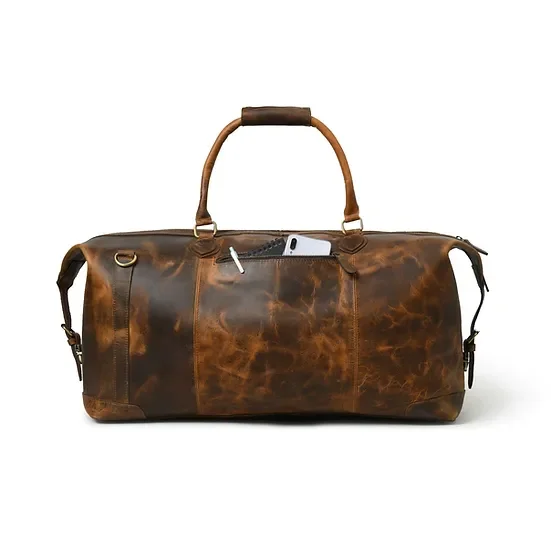 Large Luxury Designer Leather Duffle Bag Famous Brands Gym Bag for Ladies Stylish Travel Bags with Free Sample