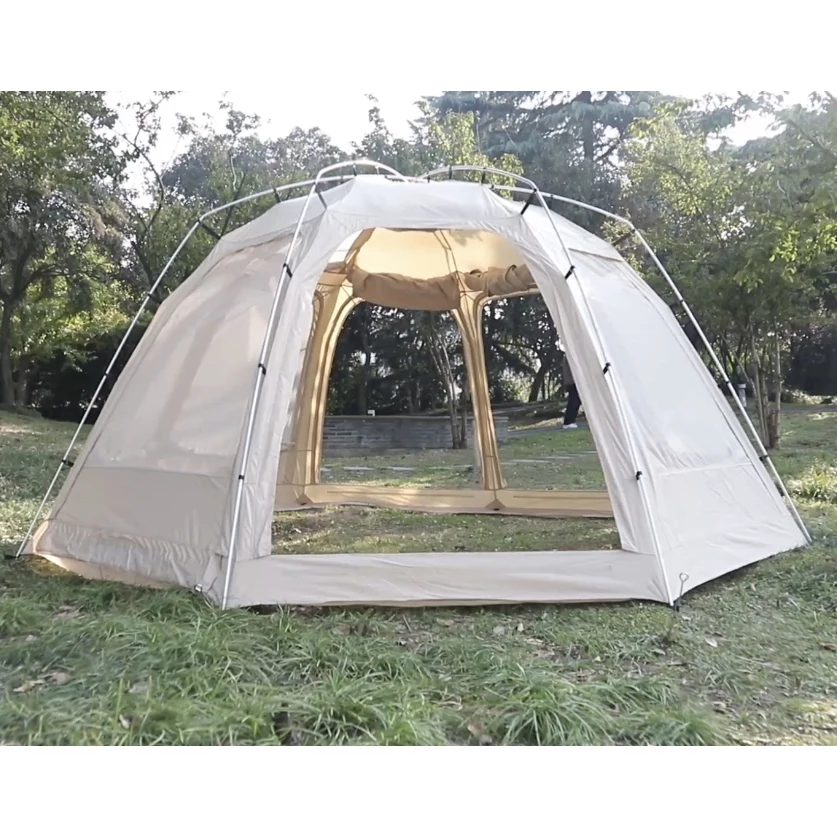 Hot sale high quality 6-wall Family party outdoor dome waterproof tent camping picnic hiking fishing tent