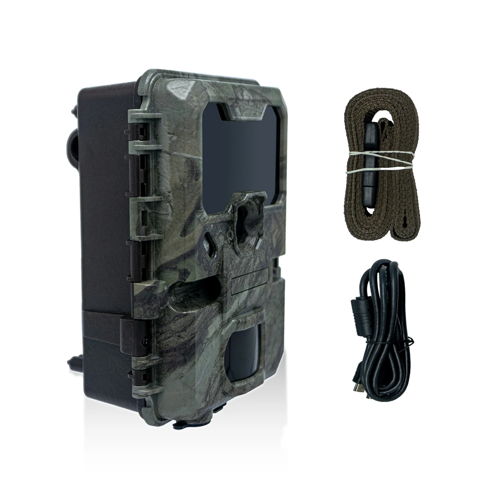 Камера для наблюдения за дикой природой с триггером KW788 0 1 s небольшого размера 32-мегапиксельная резкая картинка 4K видео Водонепроницаемая IP67 до 512 ГБ