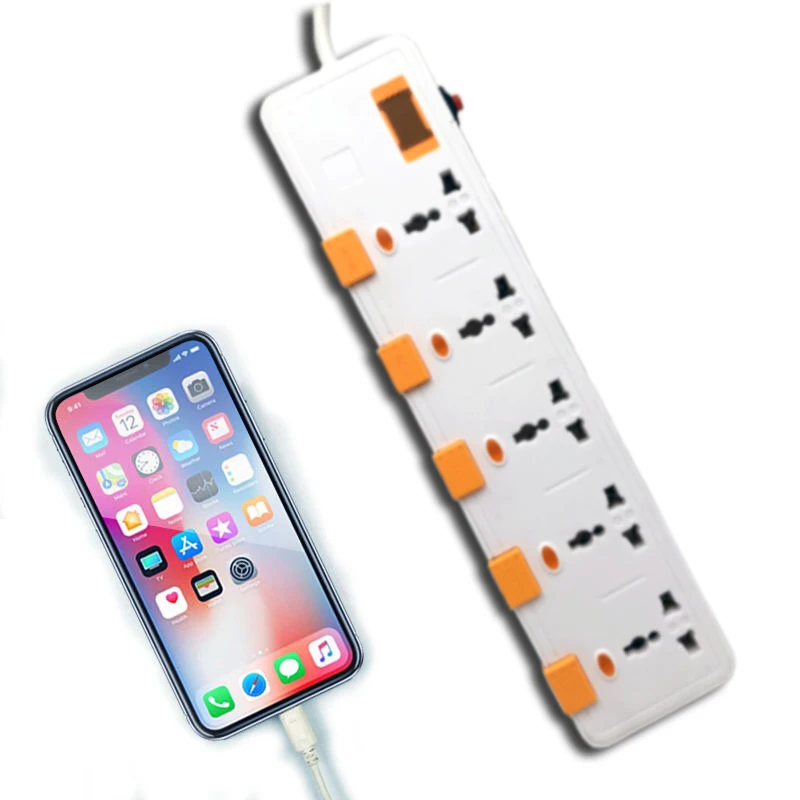 Extension 3 4 5  power strip surge protector 13 A Electrical Equipment plugs & sockets with electric switch board