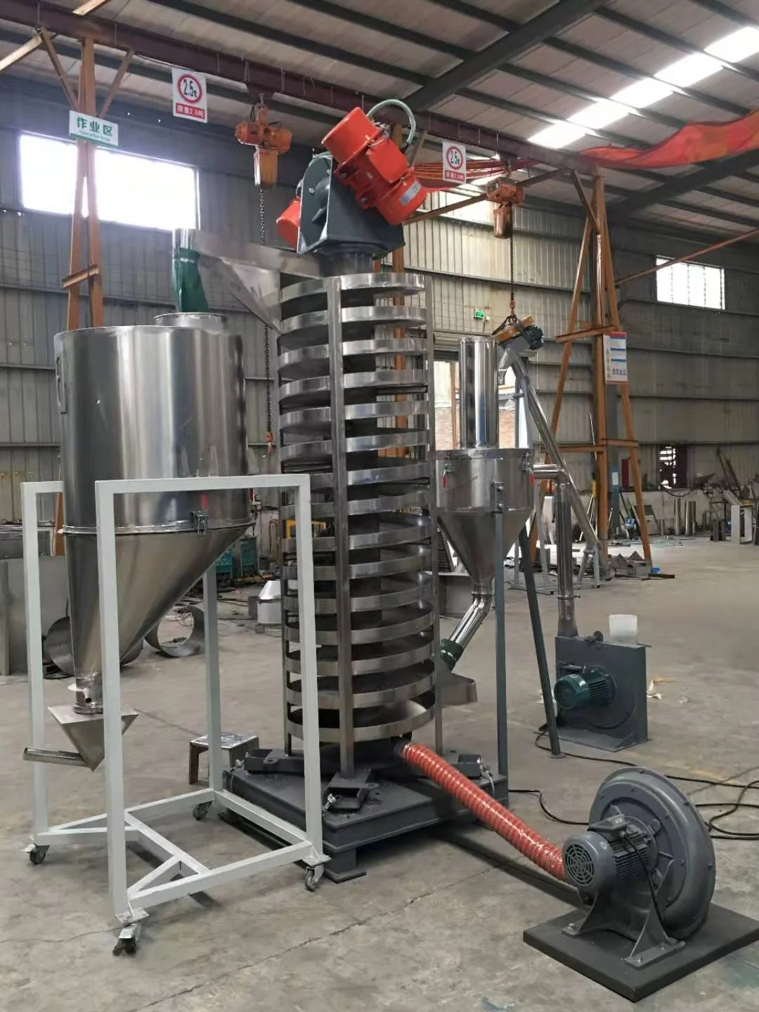 Vibrating Spiral Elevator Vertical Vibrating Elevator Vertical Vibrating Spiral Elevator Conveyor