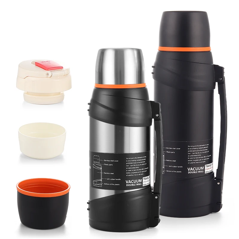 1.3L 1.6L 2L 2.5L индивидуальная Двойная Стенка 304 из нержавеющей стали уличная изолированная термос фляга вакуумная термос бутылка для воды