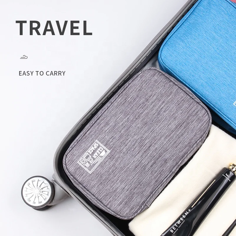 Custom Foldable Travelling Man Toilet Bag Waterproof Hanging Bathroom Women Wash Toilet Bag