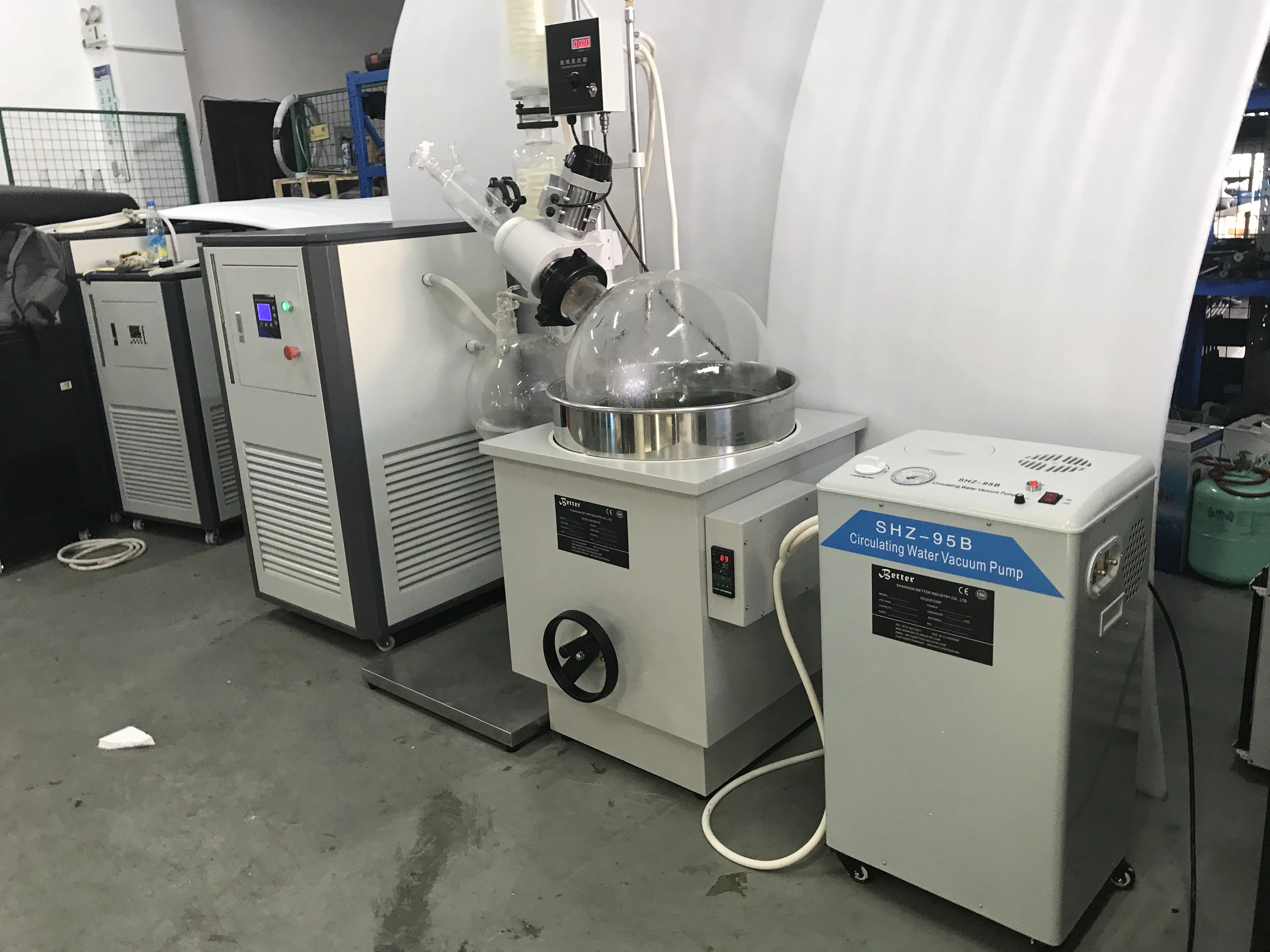 Water/Oil Bath Vacuum Organic Solvent Evaporation/Distillation