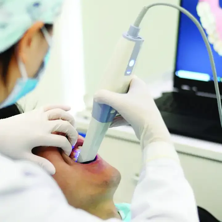 Dynamic DDS500 High Accuracy Cloud Based Free Software Scanner Dental 3D With  4 Tips In 2 Sizes