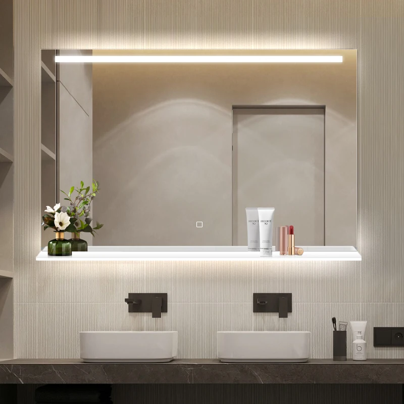 Factory Price Smart Led Mirror Dimming Anti-Fog Bluetooth Music Bathroom Mirror With Light