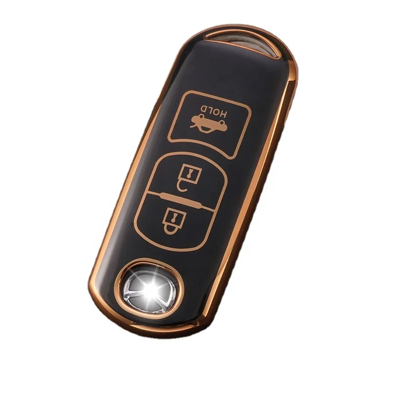 Soft TPU Plastic Car Key Case for Mazda 3 5 6 CX3 CX4 CX5 CX9 Axela Atenza Key Accessory with Protection Function