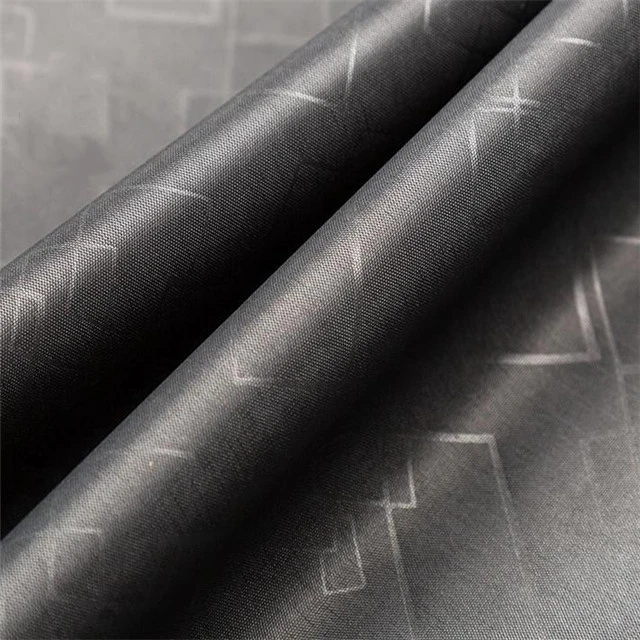 Bag Material 100% Polyester 22kgs PA Coated Embossed Oxford Luggage Lining Fabric